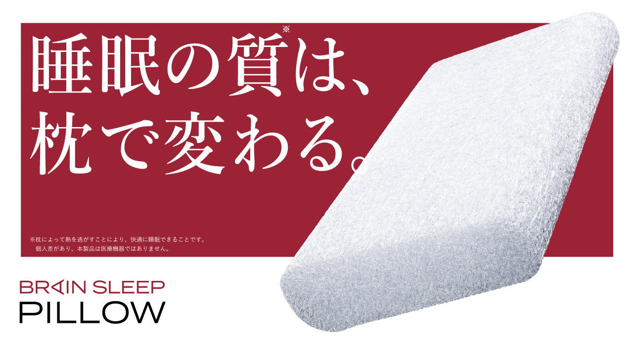 【美品】BRAIN SLEEP ブレインスリープ ピロー スタンダード 使い始めたその日から、睡眠が変わる。 睡眠の新スタンダードへ