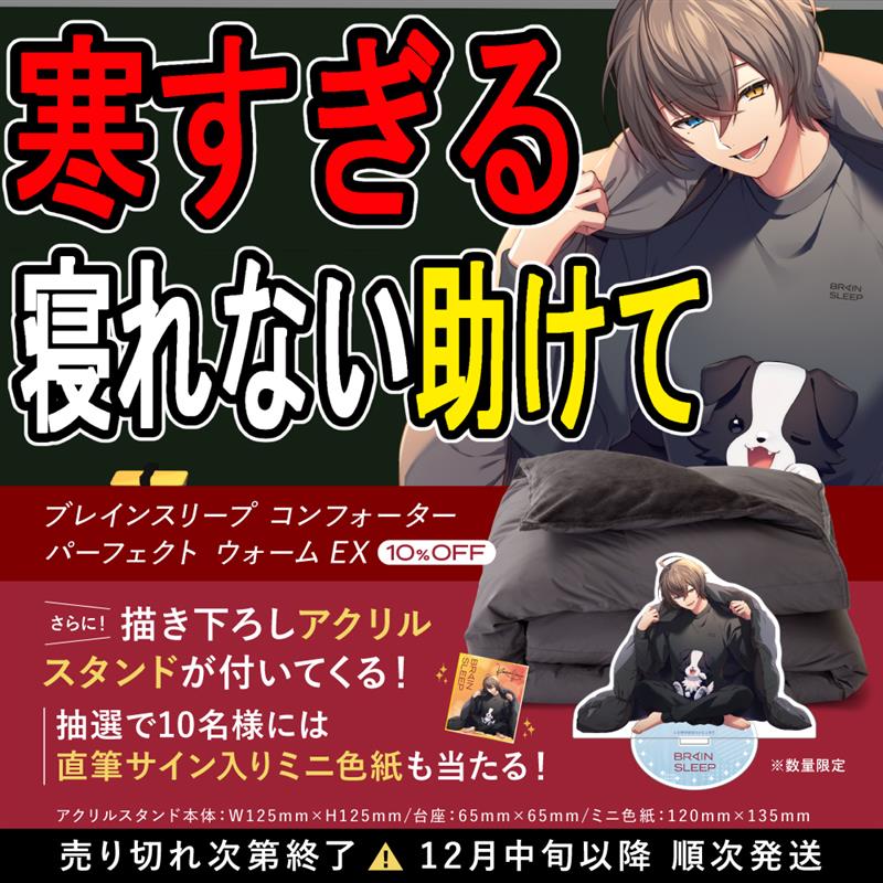【かなえ先生 タイアップ】ブレインスリープ コンフォーター パーフェクト ウォーム EX