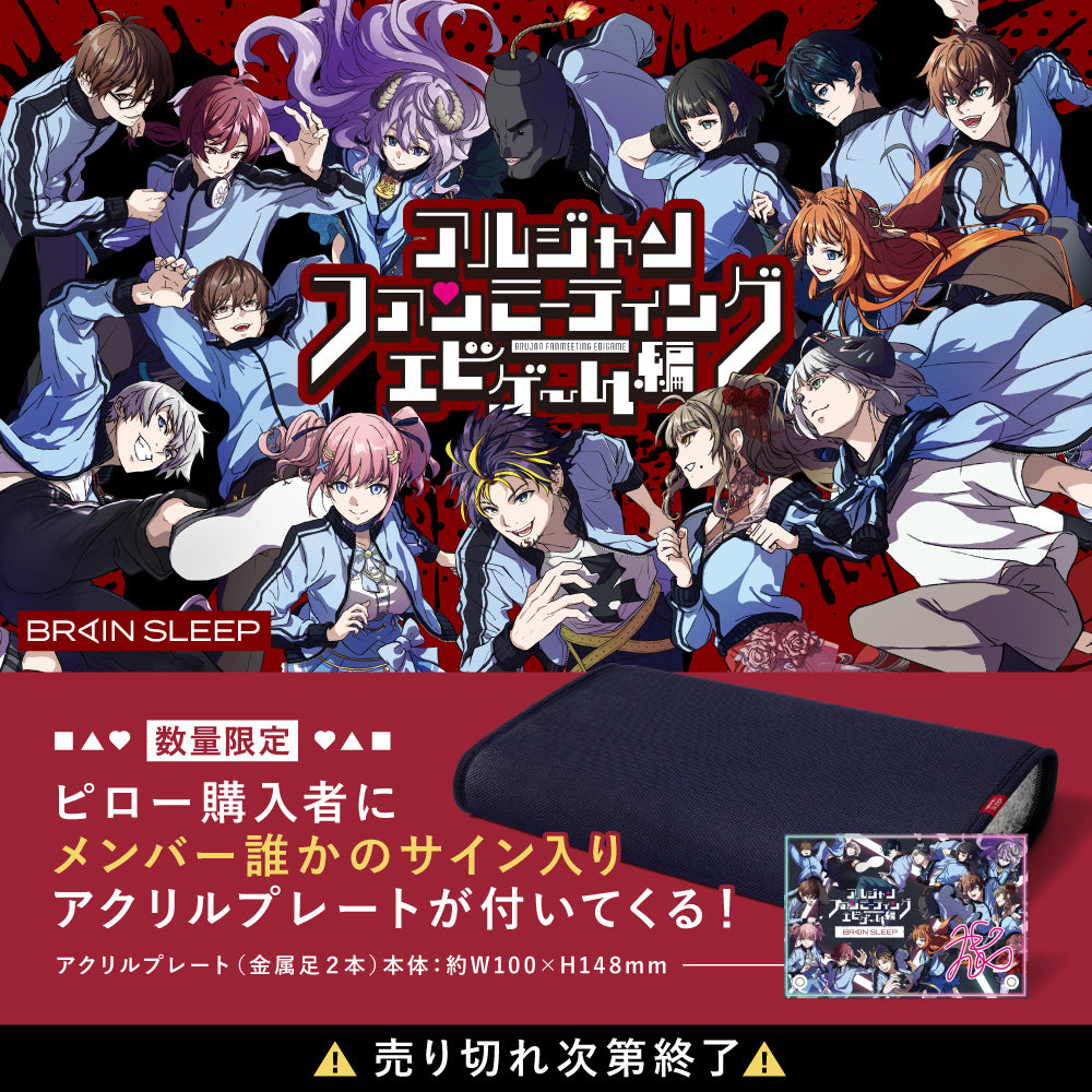 アルジャン タイアップ】ブレインスリープ ピロー (直筆サイン