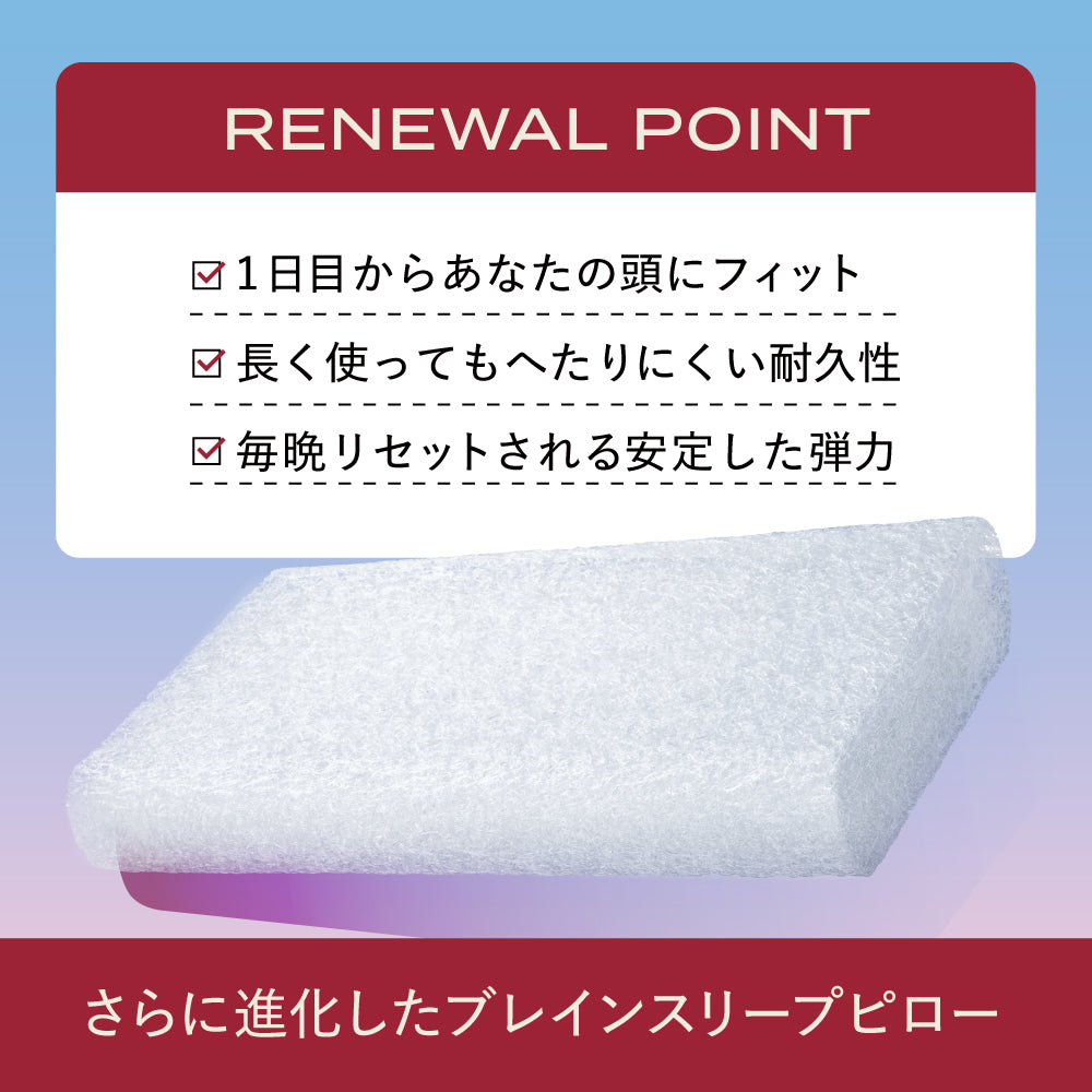 【予約】ブレインスリープ ピロー / Renewal 07.29（配達指定不可）